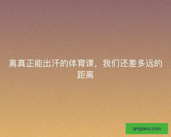离真正能出汗的体育课，我们还差多远的距离